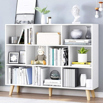 IOTXY Wooden Open Shelf Bookcase