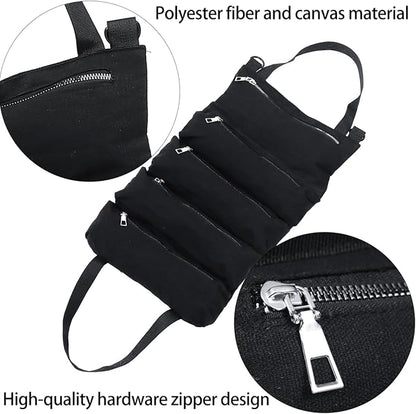 FAVOMOTO Car Seat Suspension Bag Foldable Auto Organizer for Wallet Phone Sunglasses Storage Space-Saving Rear Seat Hanging Storage Bag for Cars Suvs Trucks