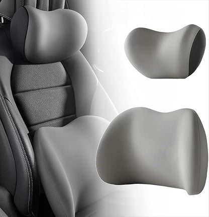Car Lumbar Support Pillow and Car Neck Pillow for Mercedes-Benz ML-Class (W164), Ergonomic Car Seat Headrest Lumbar Cushion for Back Pain Relief,Black-Lumbar Cushion