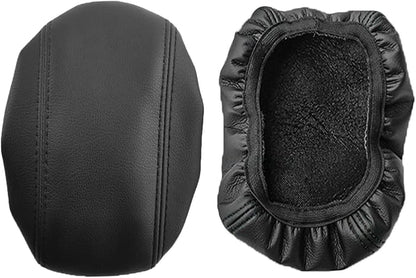 Center Console Cover Anti-Scratch Waterproof Leather Armrest Pad Protector Cushion for Dodge RAM 1500 2500 3500 2019 2020 2021 2022 2023 Interior Accessories(Black)