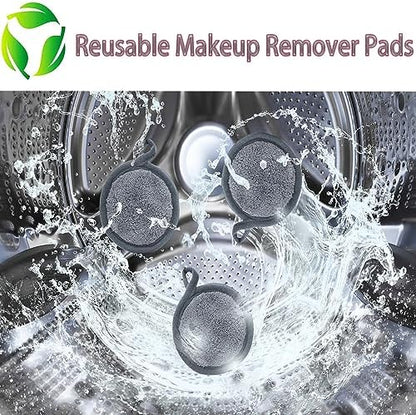 Reusable Makeup Remover Pads Microfiber Face Cleansing Cloth Facial Eraser