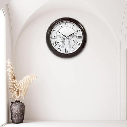 FOUNTAIN DESIGNS 24" Jameson in/Outdoor Lighted Clock, Self-Illuminated