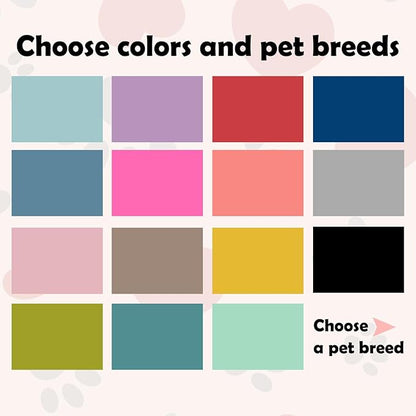 Personalized Dog Food Mat Non-Slip Custom Dog Feed Placemat Water Absorbent Customized PU Mats for Pet Food and Water