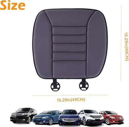 Big Ant Car Seat Cushion Pad Memory Foam Seat Cushion,Pain Relief Memory Foam Cushion Comfort Seat Protector for Car Office Home Use,Drak Gray 1PC