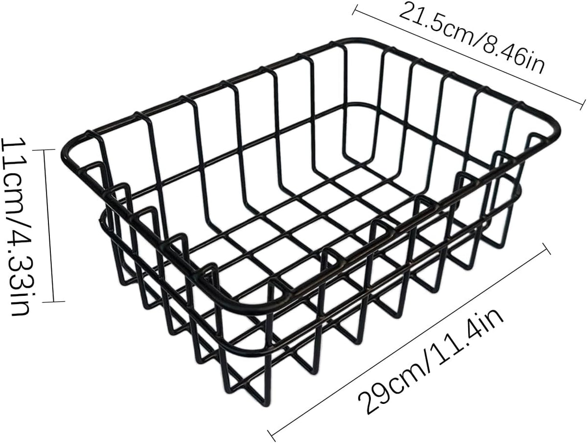 Freezer Storage – Upright Stackable Organizer, Deep Freezer Baskets Storage Bins, Space-Saving Feature for Produce, Vegetables, Fruits, Beverages, Food, Beer, Picnic, Camping, Outdoor