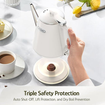 Hazel Quinn Electric Kettle - 1L/34oz Small Tea Kettle
