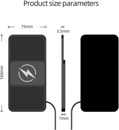 Car Wireless Phone Charger for BMW X2 X2M F39 18i 18d 20i 20d M35i 25d 25e, Non-Slip Fast Inductive Chargers Charging Pad Type-C Fastcharger Auto Electronic Accessories
