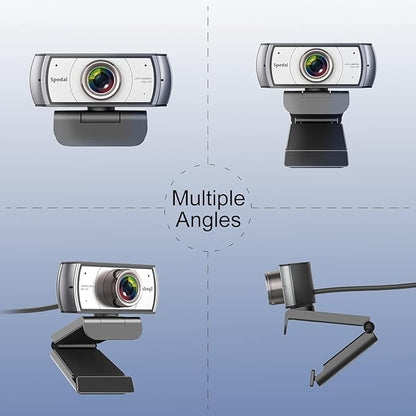 Wide Angle Webcam, 120 Degree Large View Spedal 920 Pro Video Conference Camera
