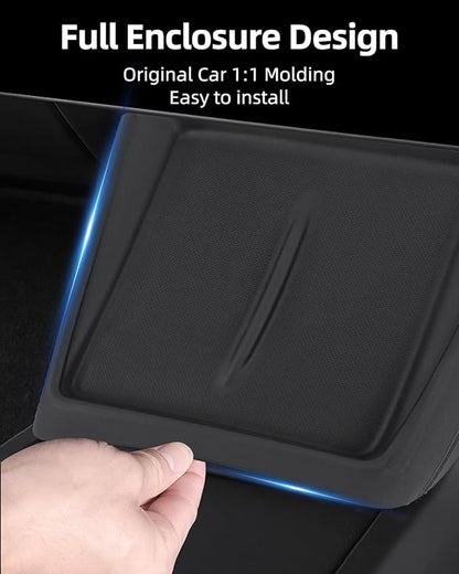 Model y Centre Control Wireless Charging Mat，Center Console Wireless Charger Pad Compatible with Tesla Juniper Model y 2026 2025 (Model y Juniper Full Cover pad)