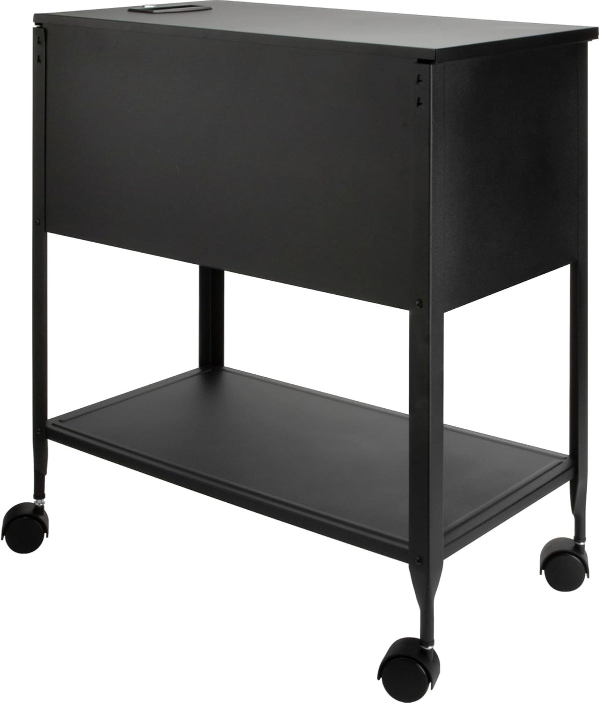 Lorell Standard Lock Mobile File Black 28.35" x 16.54" x 6.50"