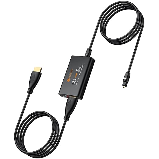 Neoteck ARC/eARC Audio Extractor, HDMI ACR Audio to Optical Extractor