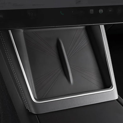 Model Y Juniper Centre Control Wireless Charging Mat，Center Console Wireless Charger Pad Compatible with Tesla Model y Juniper 2025 (Model y Juniper chager mat A)