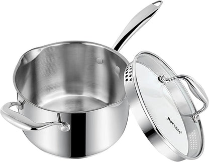 Rorence Stainless Steel Saucepan Sauce Pan