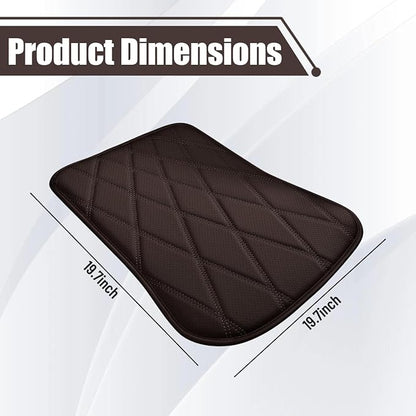 Car Seat Cushion, Comfortable Sciatica & Lower Back Pain Relief Vehicle Driver Seat Pillow, Auto Interior Chair Protector, Universal for SUV Automobile Truck (Coffee)