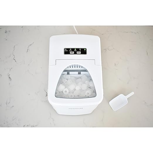 Frigidaire EFIC108 Counter top Portable, 26 lb per Day Compact Ice Maker Machine