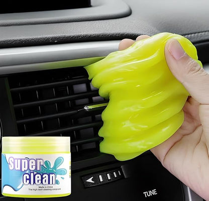 SOLASTA Car Cleaning Gel Car Putty Car Cleaning Kit Car Interior Cleaner Slime Car Cleaning Supplies Auto Detailing Tools Car Accessories Car Gifts for Women Men Keyboard Cleaner (Yellow)