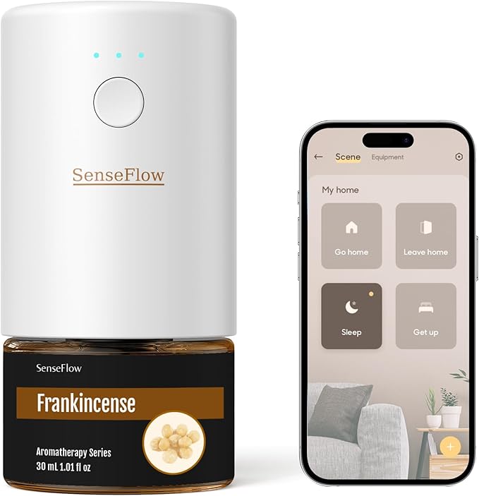 SF101S Pro Smart Waterless Essential Oil Diffuser, Plug in Aromatherapy