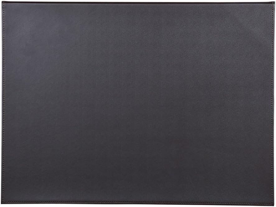 KINGFOM 18''x14'' Large Rectangle A3 Desk Writing & Drawing Desk Pad &Board Table Protector Mat with Paper Clip on Top Brown