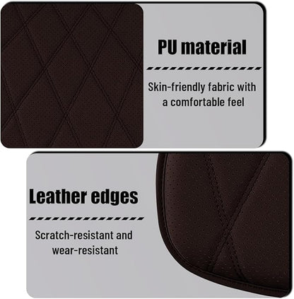 Car Seat Cushion, Comfortable Sciatica & Lower Back Pain Relief Vehicle Driver Seat Pillow, Auto Interior Chair Protector, Universal for SUV Automobile Truck (Coffee)