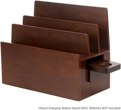 Compatible Apple Watch Stand Adapter for use with MobileVision Wood Charging Stations and Multi-Device Organizers