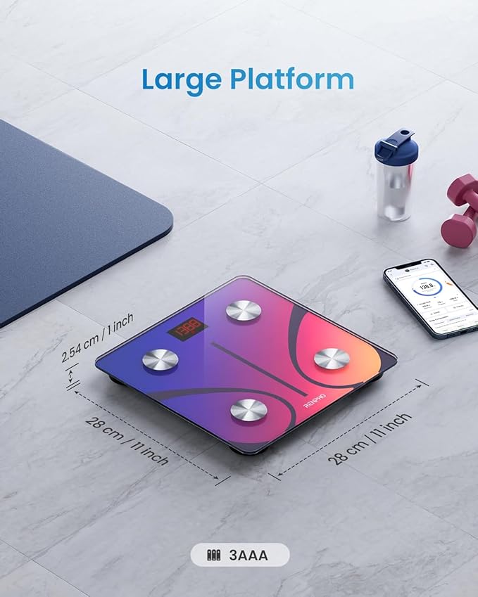 RENPHO Smart Scale for Body Weight, FSA&HSA Eligible, Digital Bathroom Scale