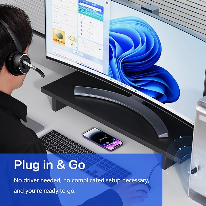 Bluetooth Headset, Wireless Headset