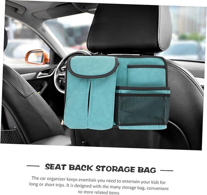LIFKOME Car Seat Organizer Multi-pocket Hanging Back Storage Bag for Easy Access Portable Design Capacity Material for Family Use