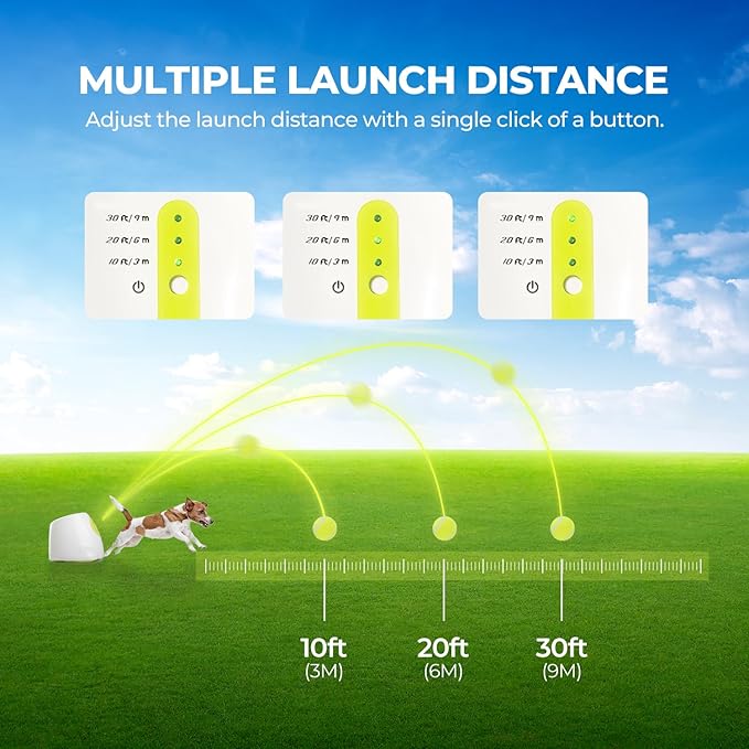 ALL FOR PAWS Original Dog Automatic Ball Launcher for Small and Medium Dogs