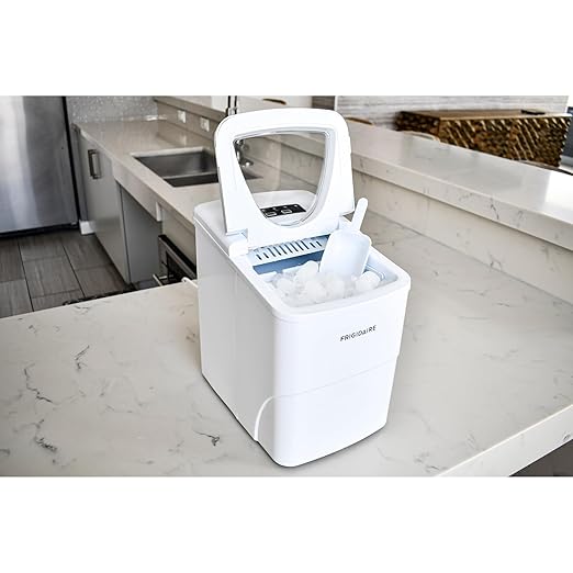 Frigidaire EFIC108 Counter top Portable, 26 lb per Day Compact Ice Maker Machine