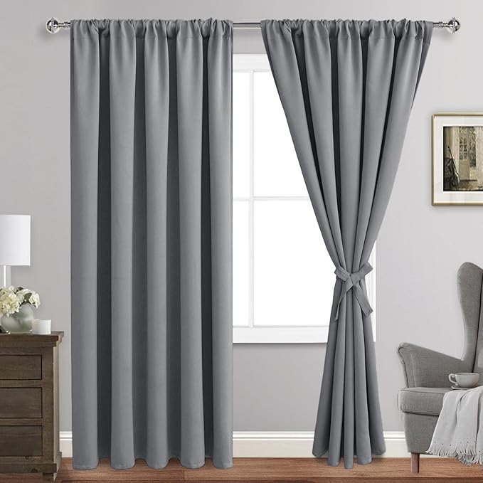 JIUZHEN Blackout Curtains for Bedroom