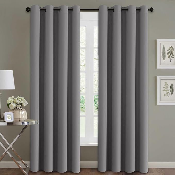 H.VERSAILTEX Three Pass Microfiber Blackout Thermal Insulated Grommet Panel