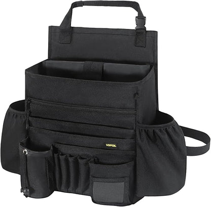 Car Seat Organizer- Multi-Compartment Passenger Seat Organizer, Universal Fit for Front & Back Seats, Ideal for Law Enforcement and Truck Seat Storage, Compatible with Cars, Trucks, and Vans
