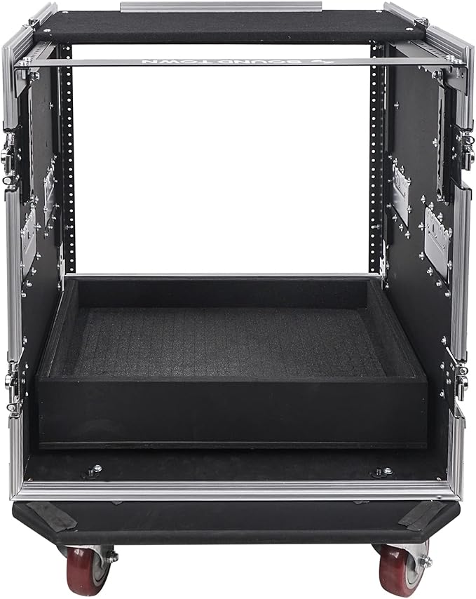 Sound Town 12U PA DJ Pro Audio Rack/Road ATA Case