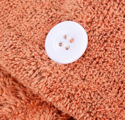 HOPESHINE Hair Towel Twist Microfiber Bamboo Fabric Women's Soft Shower Towels for CurlyHair Turban Wrap Drying Cap Great Gift for Girls 3-Pack