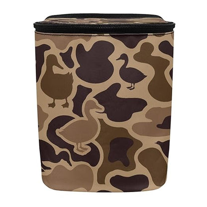 Duck Hunter Camo Car Garbage Can Organizers Storage Bag Bin Fit Most Vehicle Waste Basket Automobile Trash Bin Auto Accessories
