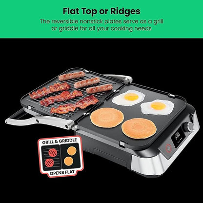 Chefman 5-in-1 Digital Panini Press Grill Sandwich Maker and Griddle Grill Combo