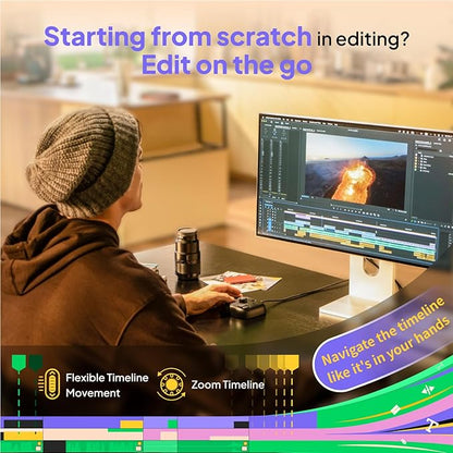 TourBox Lite - Editing Keyboard Compact, Artists Go-to Drawing Macro Keypad