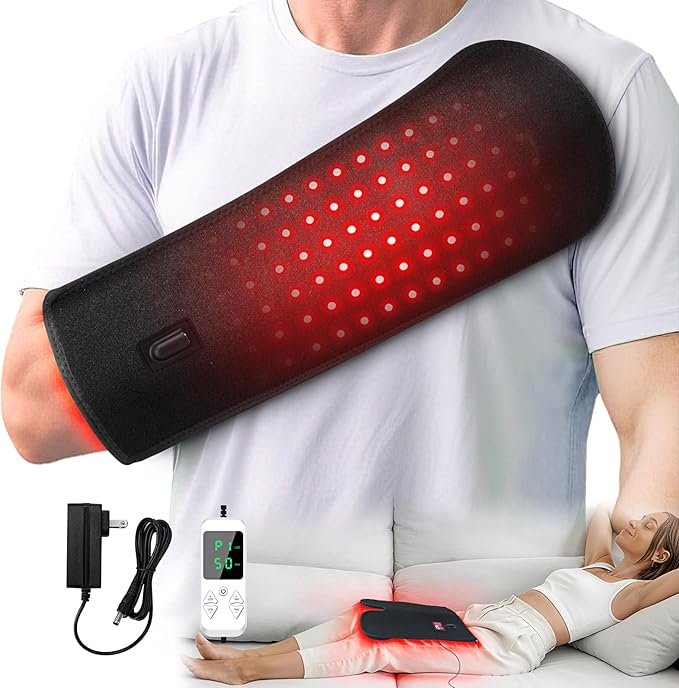 Red Light Therapy for Hands & Wrist, 2026 Upgrade 4 Therapy Modes, 5-Level