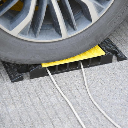 OranLite Rubber Cable Protector Ramp, Heavy Floor Cable Wire Cord Cover Speed
