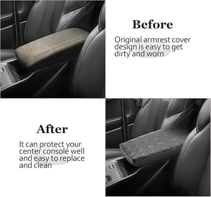 SKTU for 2026 Jeep Cherokee Armrest Cover for 2026+ Cherokee (Base/Laredo/Limited/Overland) Center Console Cover Jeep Cherokee 2026 Accessories Console Cushion Pad 2026 Cherokee Seat Box Pad-Thickened