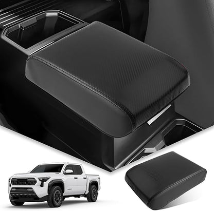 BIBIBO 2024 2025 Tacoma Center Console Cover,Armrest Cushion for 2024 2025 Toyota Tacoma Truck Console Lid,Car Arm Rest Pad Seat Box Cover,Tacoma Interior Accessories Arm Rest Cover 2024 Toyota Tacoma