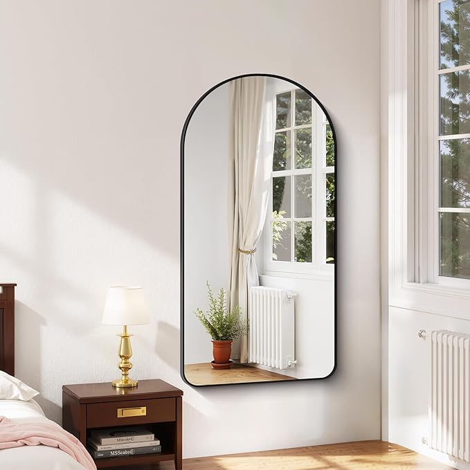 Arched Bathroom Mirror, Wall Mounted Mirror, Living Room, Vertically Hanging