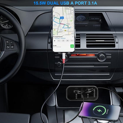 4PCS 3 Ports 12V RV USB Outlet 45.5W, PD3.0 Type-C Quick Charge & Dual A Port 3.1A Panel Wall Mount, Automotive Car Socket Charger Adapter for RV Marine Boat Bus ATV Motorcycle Truck