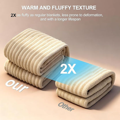 AIPERRO Waterproof Dog Blanket for Small Dogs, Washable Soft Puppy Cat Blanket Flannel Cotton Velour for Sofa Couch Protector, Comfort & Security Reversible Bed Protection for Pet, 25"X35", Khaki