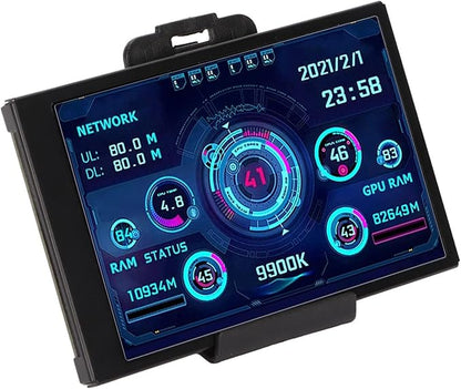 3.5in Computer Temp Monitor, PC Sensor Panel Display, PC CPU HDD Data Monitor
