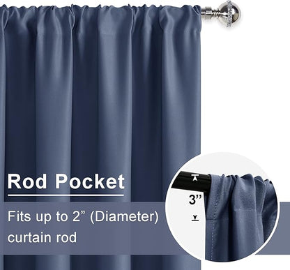 JIUZHEN Blackout Curtains for Bedroom