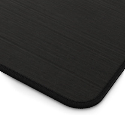 Desk Mat - Brushed Metal Texture, Extended Mouse Pad & Desk Pad, Neoprene Surface, Non-Slip Rubber Base, Stitched Edges, Gaming Mouse pad, Large Mouse pad, Mouse Pads (Black, 16x32)