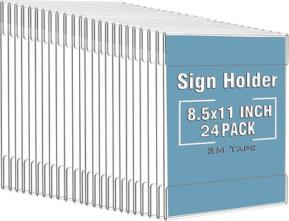 Dingelex 24 Pack Wall Mount Signs 8.5 x 11, Store