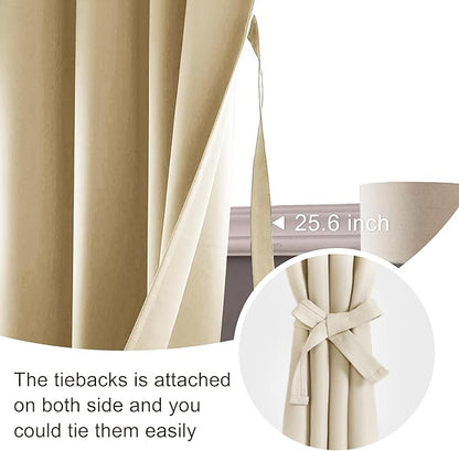 JIUZHEN Blackout Curtains for Bedroom