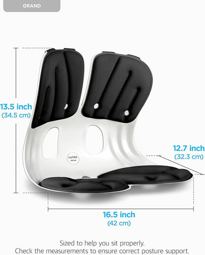Curble GRAND 2PACK – Ergonomic Chair Back Support, Lumbar Support